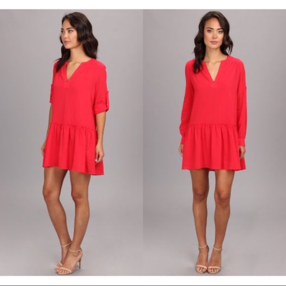 BCBGMAXAZRIA Lauryn Lipstick Red Dress - Picture 5 of 15